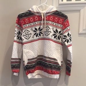 Snowflake Hooded Sweatshirt size S